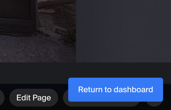 EchoBrain Return to Dashboard Button