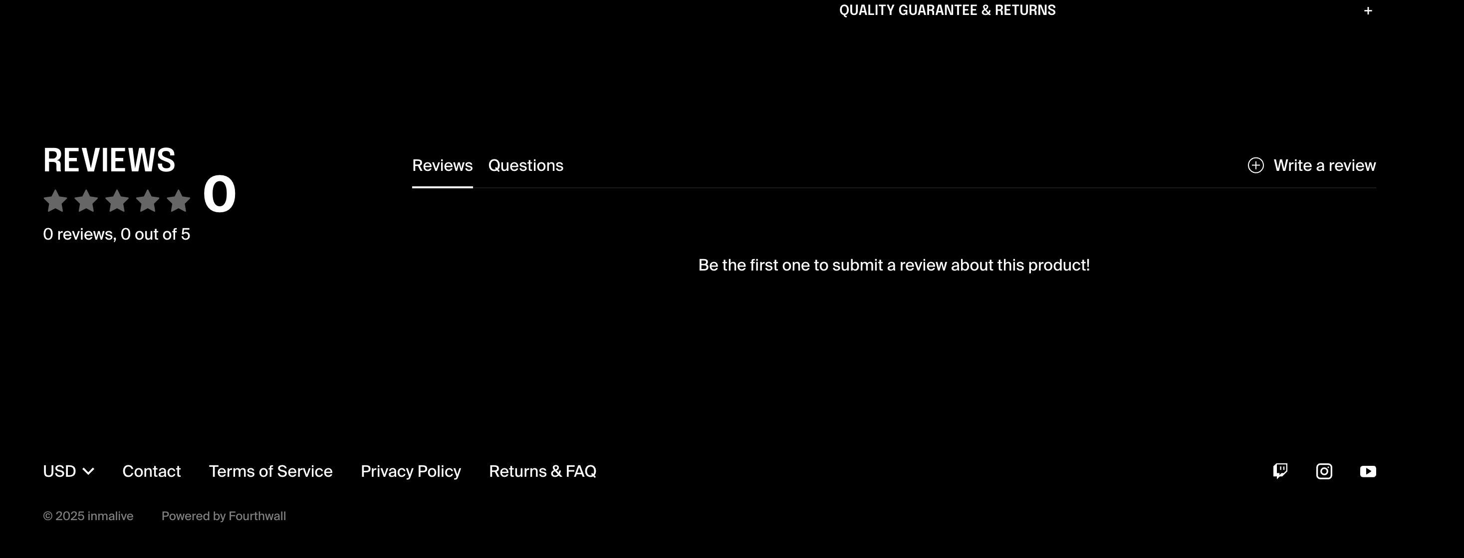 Echobrain reviews widget when no reviews
