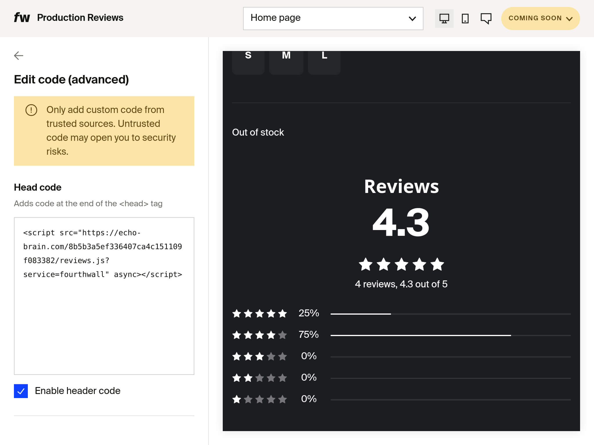 EchoBrain website setting review